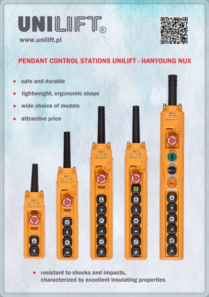 UNILIFT-HY-NUX PENDANT CONTROL STATIONS