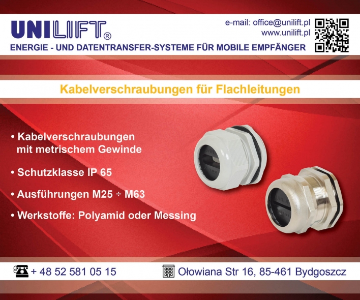 Kabelverschraubungen von UNILIFT