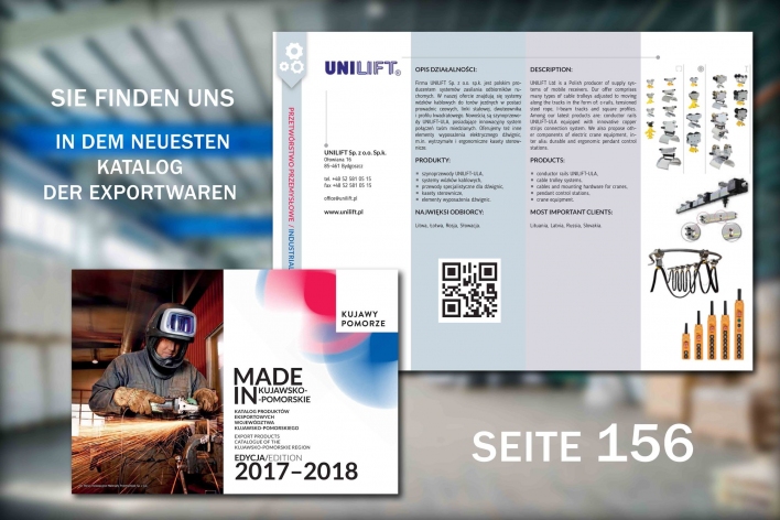 UNILIFT - Katalog der Exportwaren der Woiwodschaft Kujawien-Pommern MADE IN KUJAWSKO-POMORSKIE