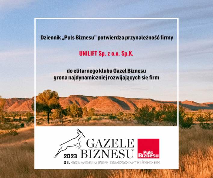 UNILIFT Business Gazelles Ranking