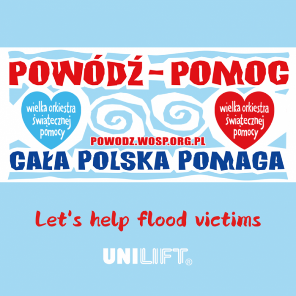Donate flood victims in Poland