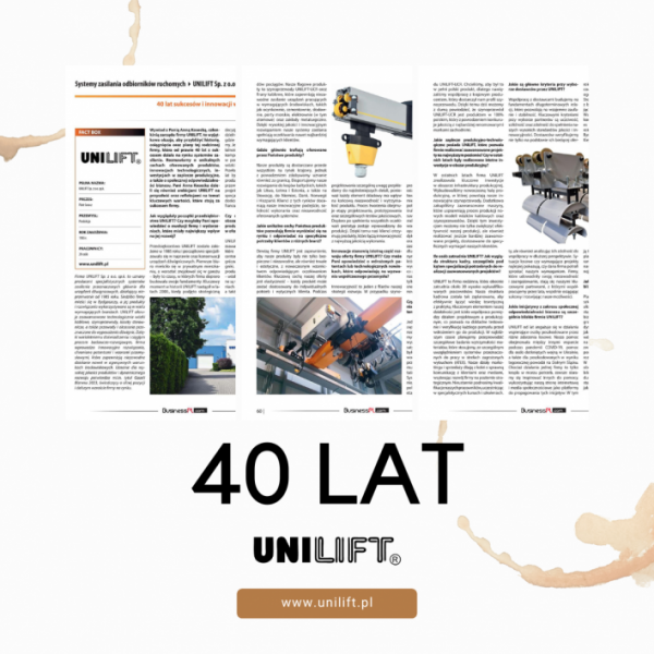 UNILIFT - 40 lat firmy