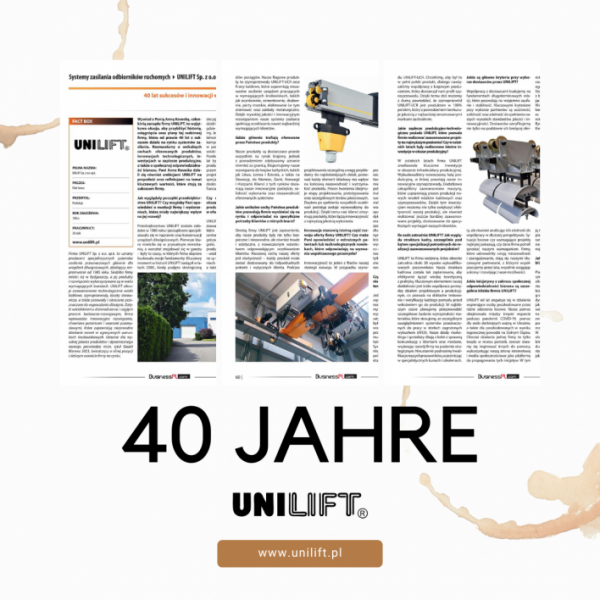40 Jahre UNILIFT