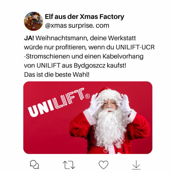 Werkstatt des Weihnachtsmanns und UNILIFT