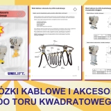 NOWOŚĆ! KATALOG - WÓZKI KABLOWE I AKCESORIA DO TORU KWADRATOWEGO