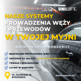 Wózki kablowe UNILIFT w myjni samochodowej