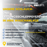 UNILIFT – Effiziente Kabelwagenlösung für moderne Waschanlagen