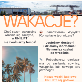  Wakacje? Tak! Ale u nas wózki kablowe jeżdżą bez przerwy!