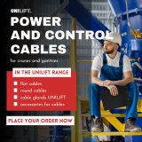 Power and control cables for cranes and mobile systems