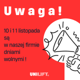 UWAGA! DZIEŃ WOLNY!