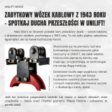 Zabytkowy wózek kablowy z 1943 roku – spotkaj ducha przeszłości w UNILIFT!